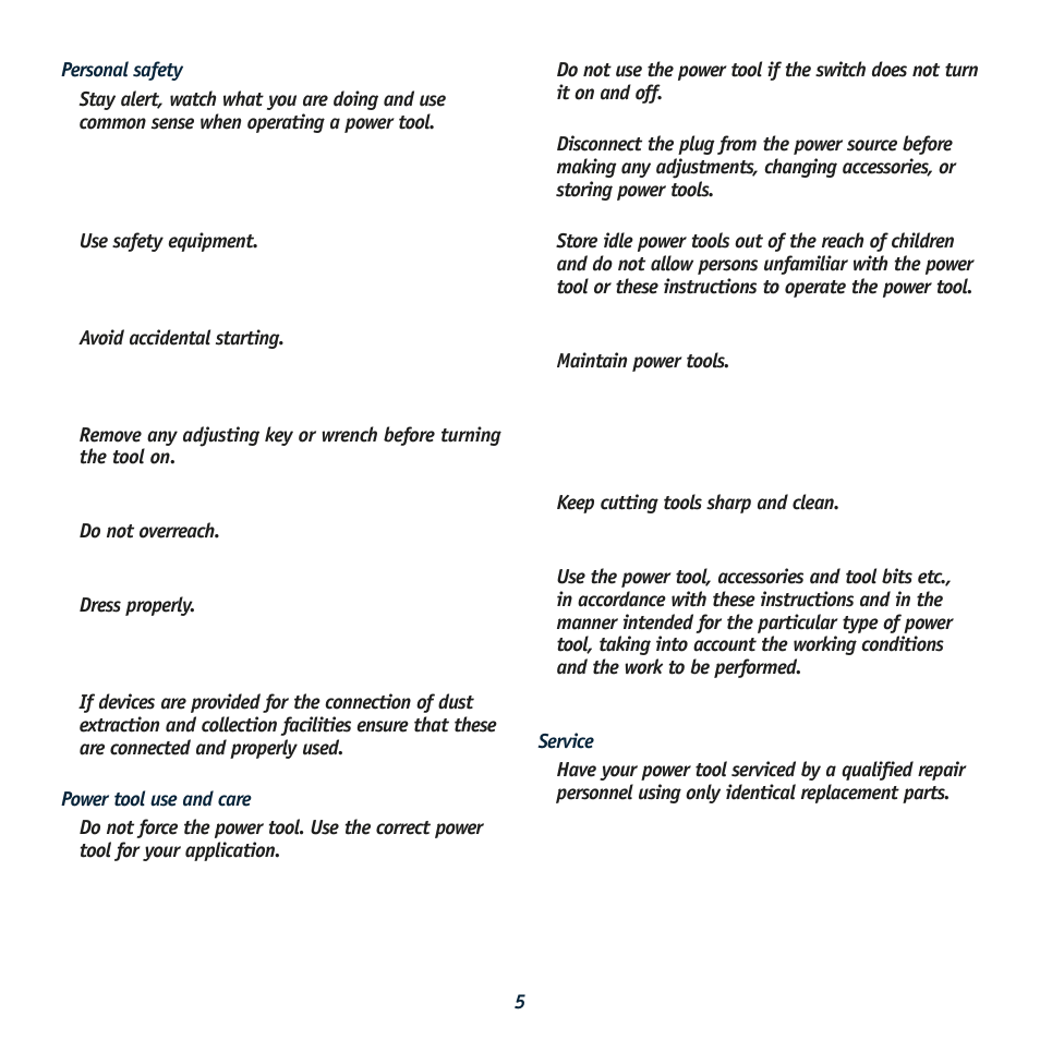 Global Machinery Company LJS500 User Manual | Page 5 / 12