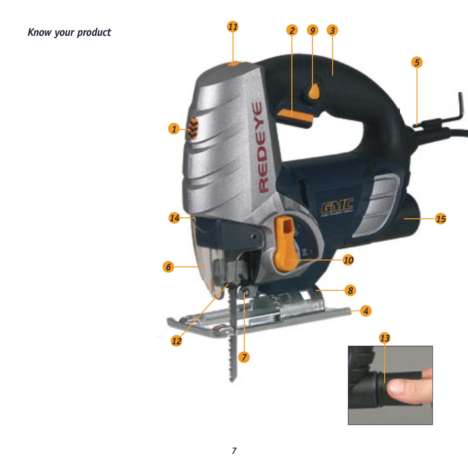 Global Machinery Company LJS500 User Manual | Page 7 / 12