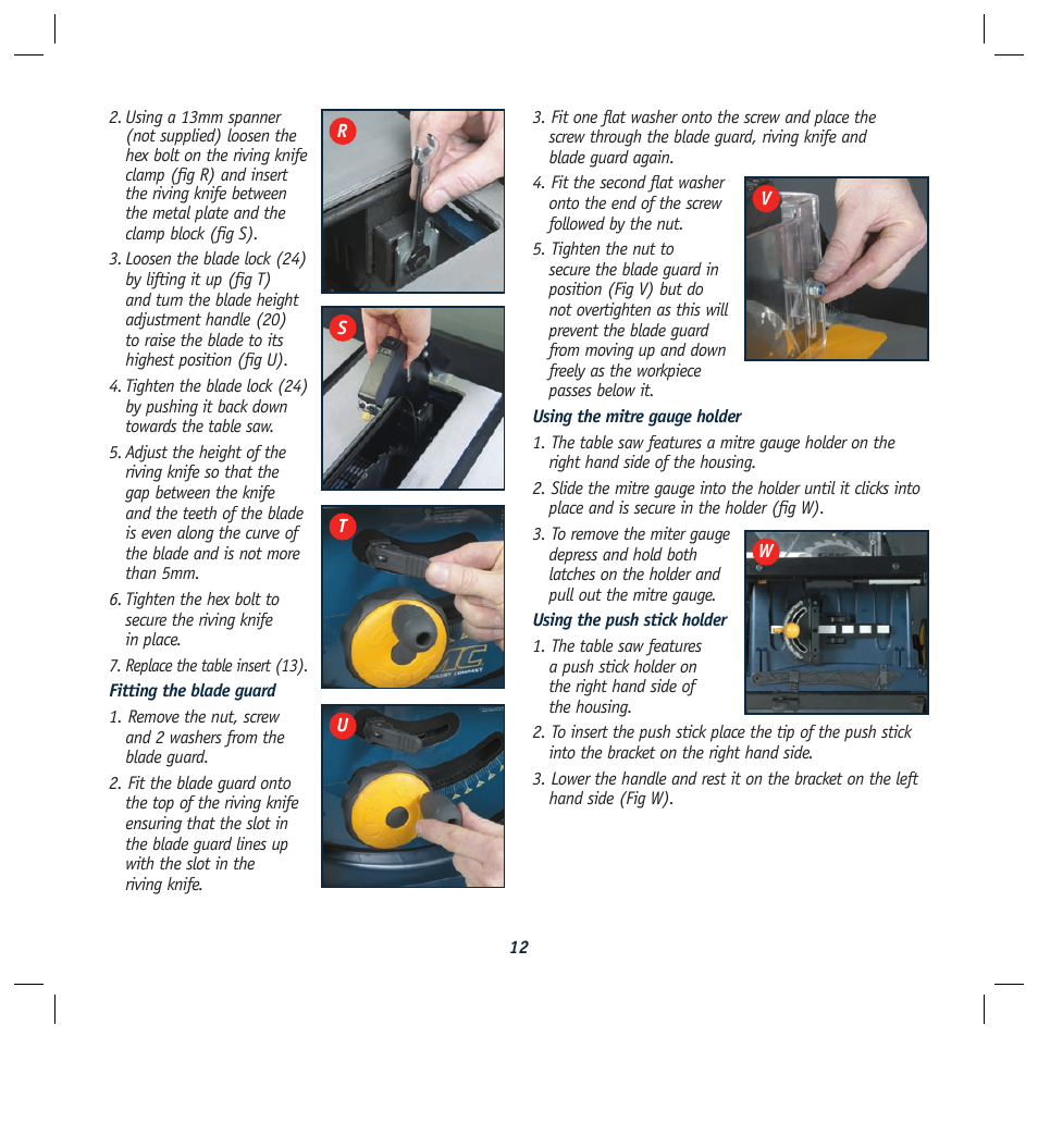Global Machinery Company REDEYE LS250TS2000W User Manual | Page 12 / 20