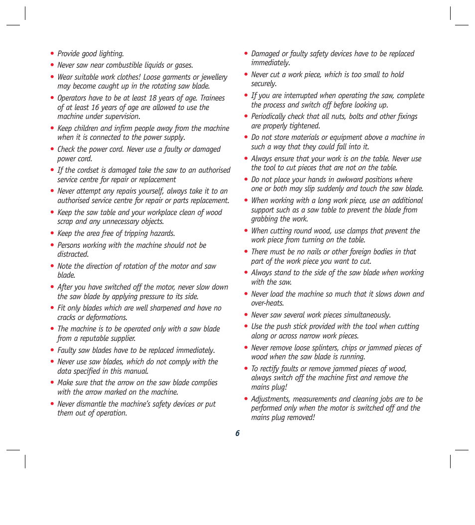 Global Machinery Company REDEYE LS250TS2000W User Manual | Page 6 / 20