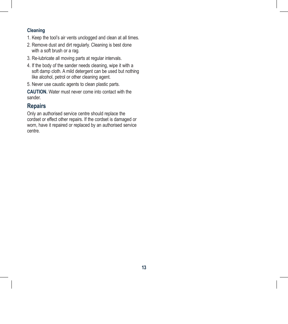 Global Machinery Company 18VDT18V User Manual | Page 13 / 25
