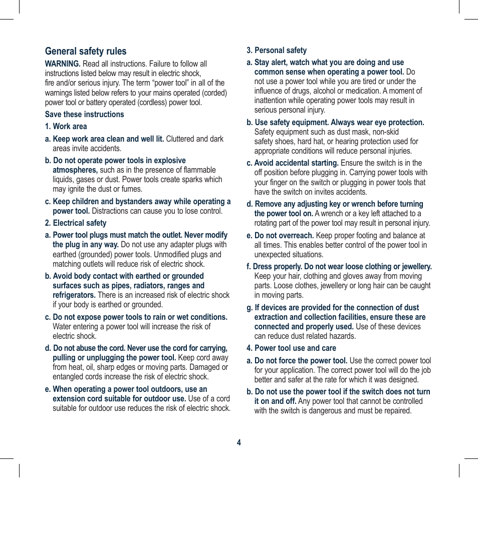 Global Machinery Company 18VDT18V User Manual | Page 4 / 25