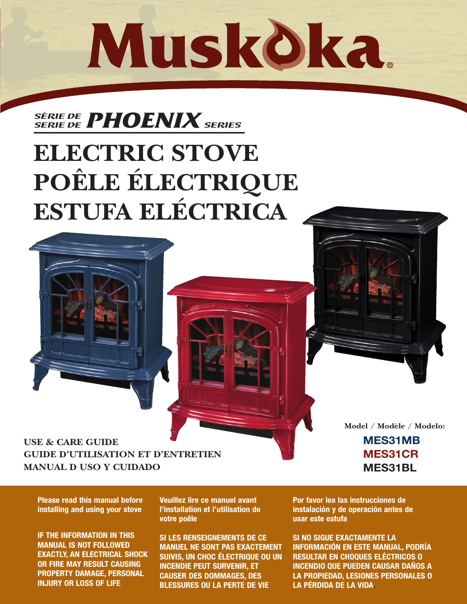 Greenway Home Products MES31CR User Manual | 6 pages