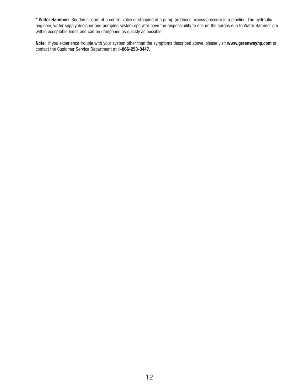 Greenway Home Products VPS1140 User Manual | Page 13 / 13