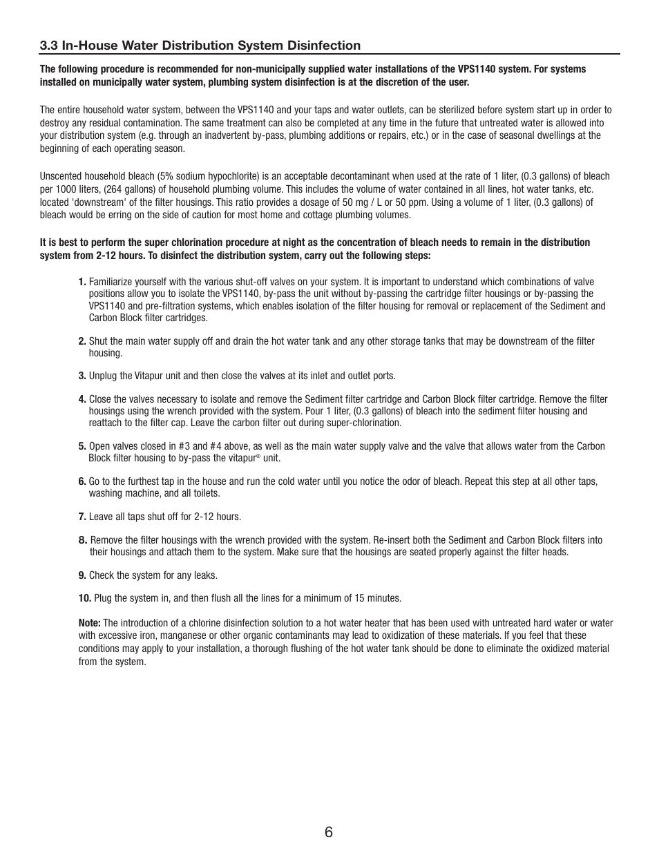Greenway Home Products VPS1140 User Manual | Page 7 / 13