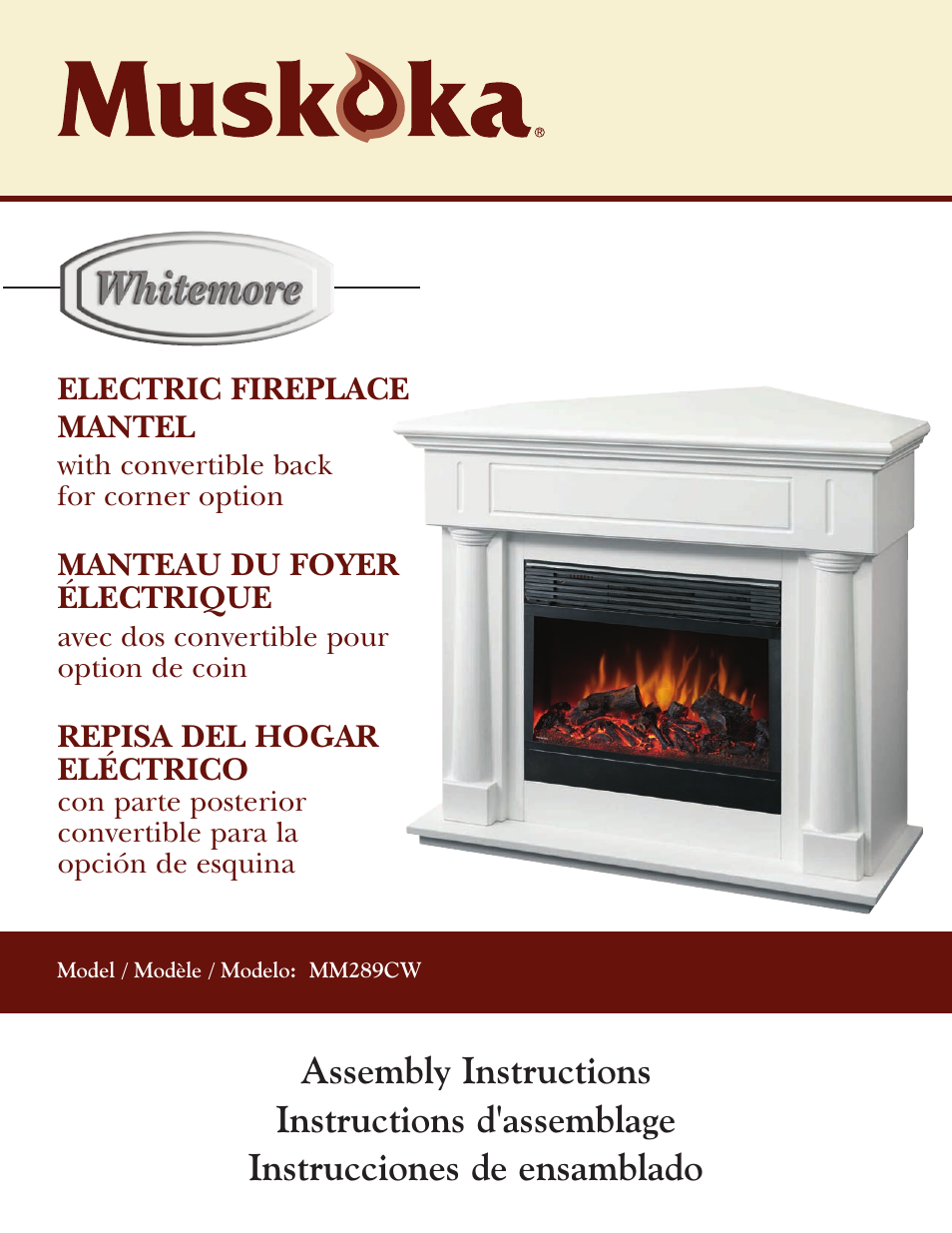 Greenway Home Products Muskoka MM289CW User Manual | 7 pages