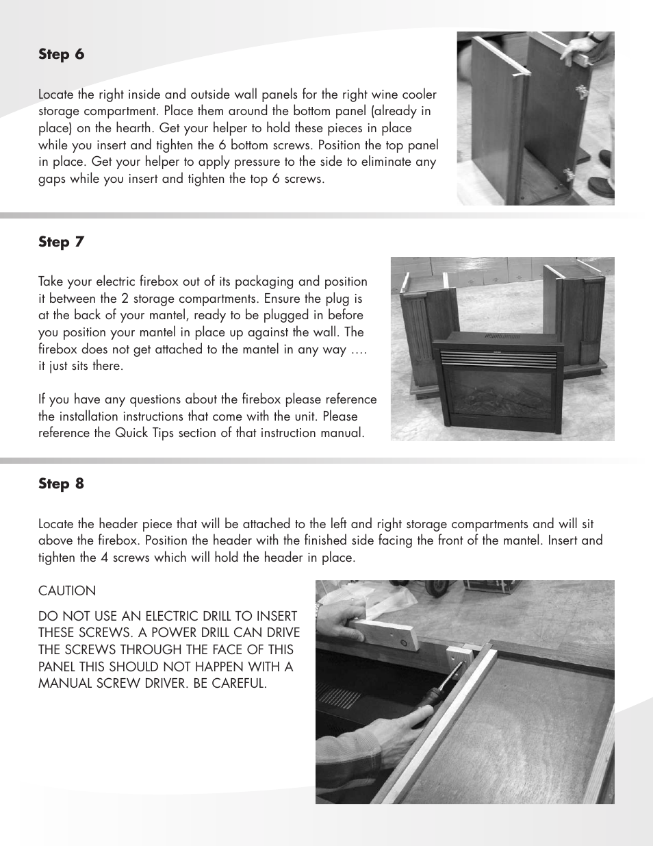 Greenway Home Products Bordeaux GEF28WCDO User Manual | Page 5 / 9