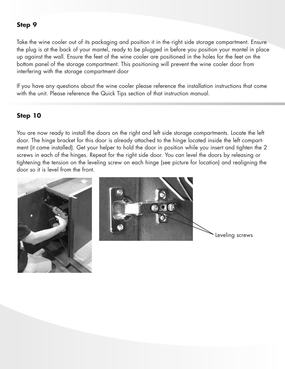 Greenway Home Products Bordeaux GEF28WCDO User Manual | Page 6 / 9
