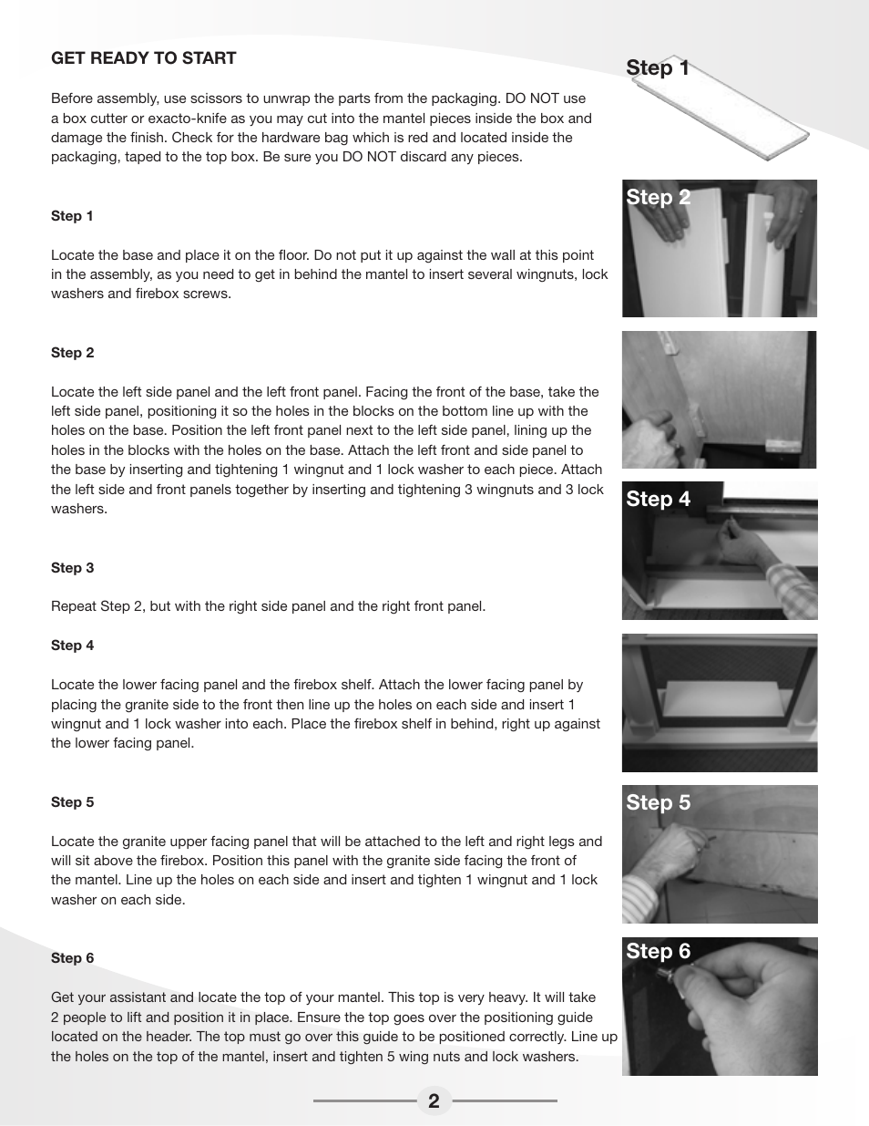 Greenway Home Products Muskoka MEF2822CWG User Manual | Page 3 / 5