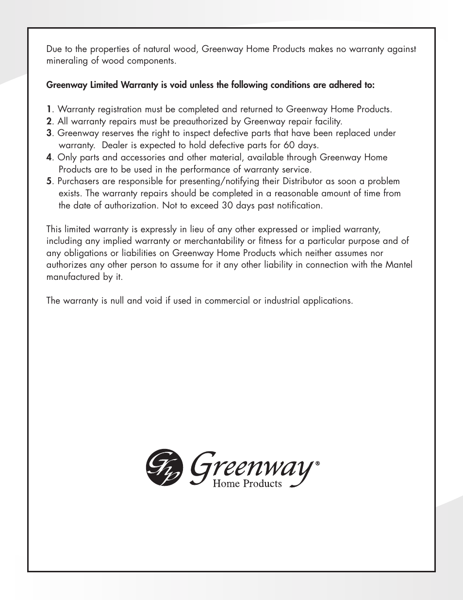 Greenway Home Products Muskoka MM282ABL User Manual | Page 7 / 7