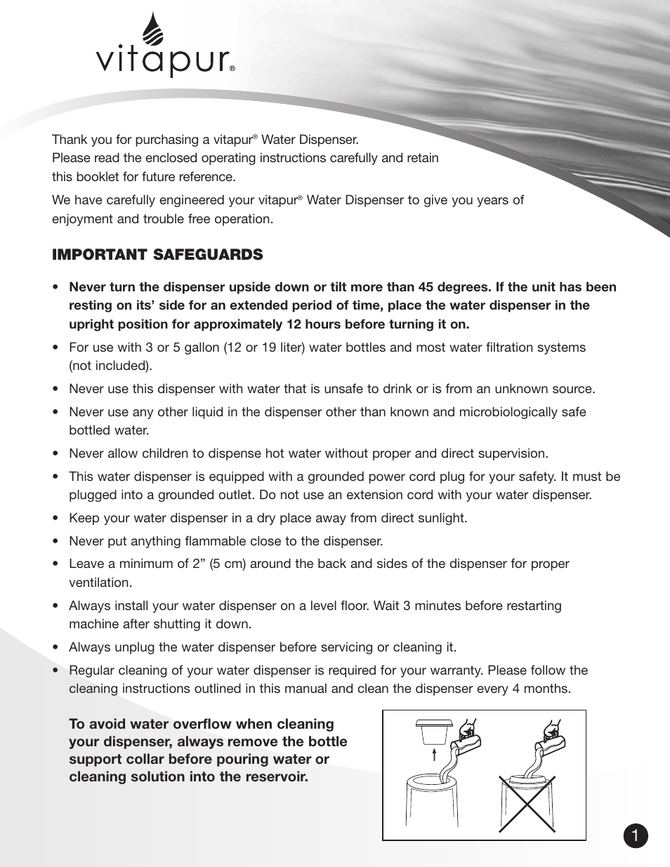 Greenway Home Products VWD5276BLK User Manual | Page 2 / 9