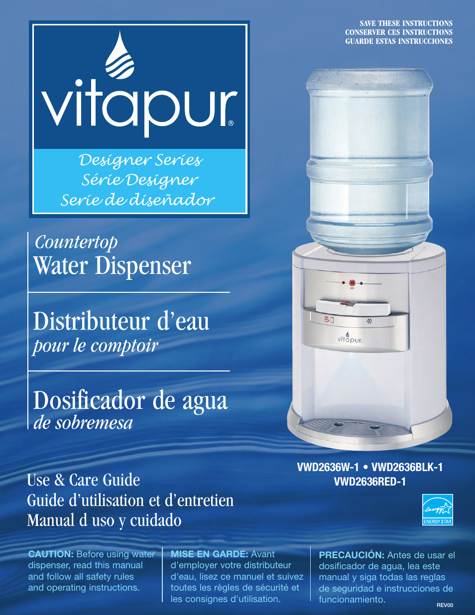 Greenway Home Products VWD2636BLK-1 User Manual | 10 pages