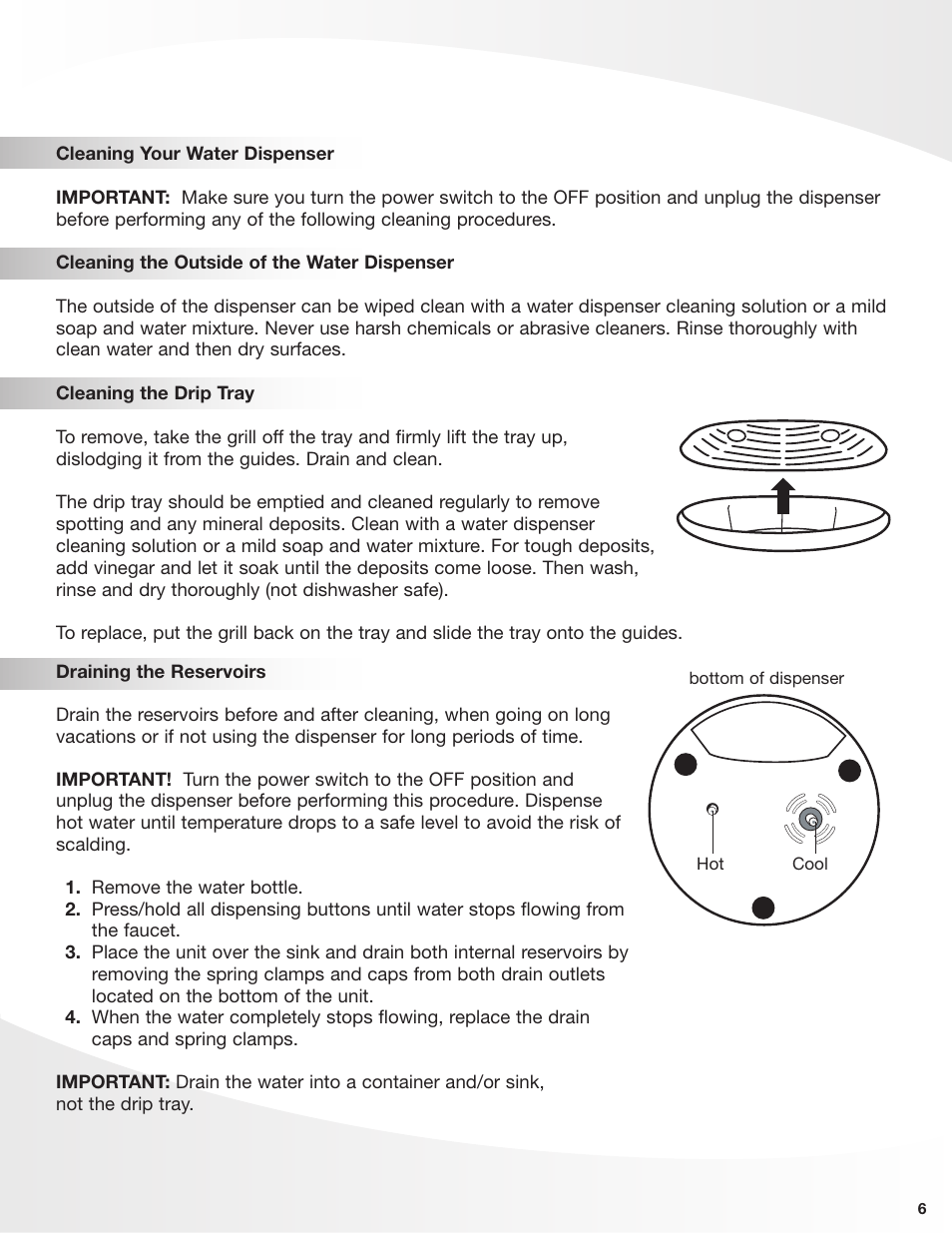 Greenway Home Products VWD2636BLK-1 User Manual | Page 7 / 10