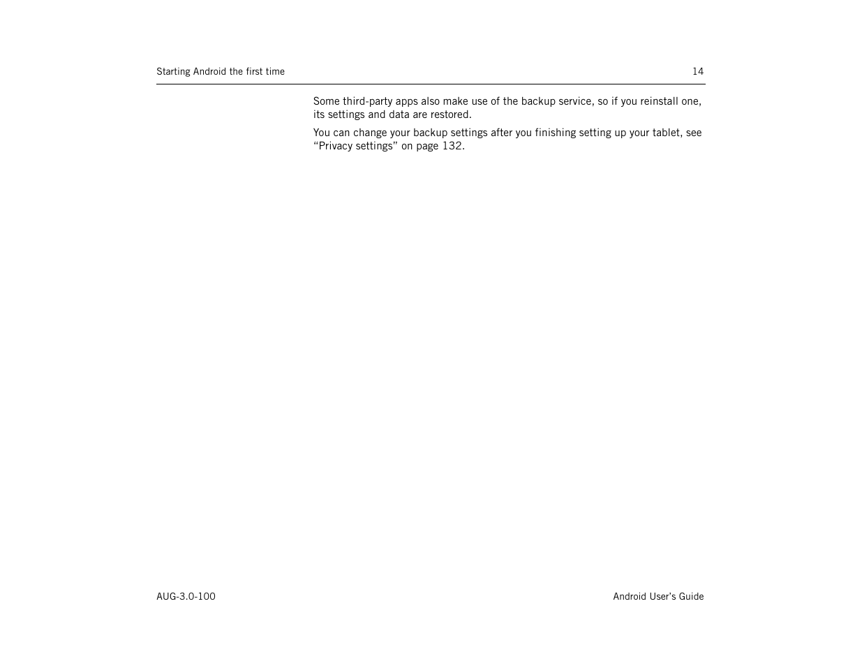Google ANDROID AUG-3.0-100 User Manual | Page 14 / 140