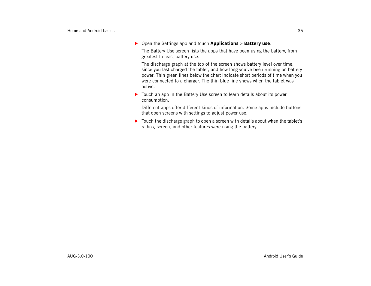 Google ANDROID AUG-3.0-100 User Manual | Page 36 / 140