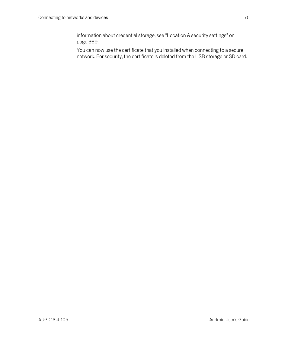 Google ANDROID 2.3.4 User Manual | Page 75 / 384