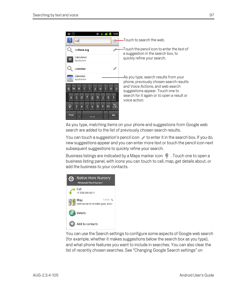 Google ANDROID 2.3.4 User Manual | Page 97 / 384