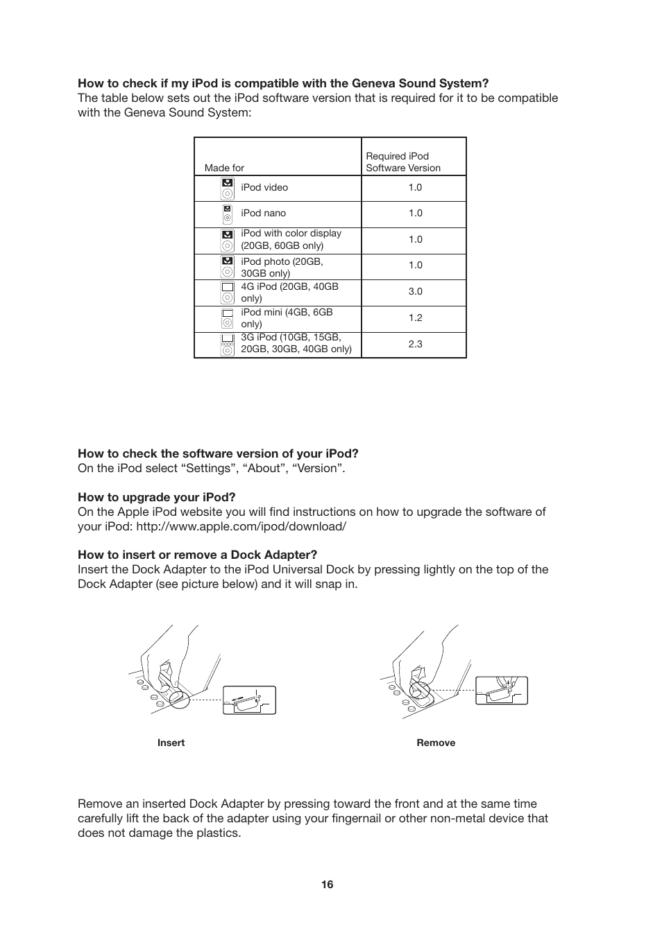 Geneva Lab SOUNDS SYSTEM L User Manual | Page 16 / 22