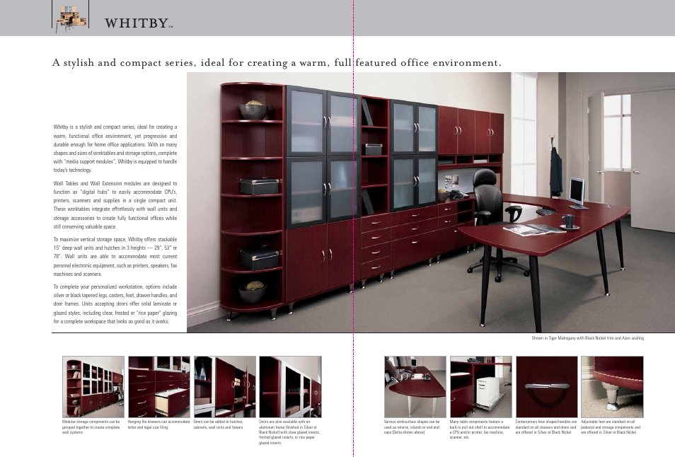 Whitby | Global Upholstery Co. Whitby Work Table User Manual | Page 2 / 4