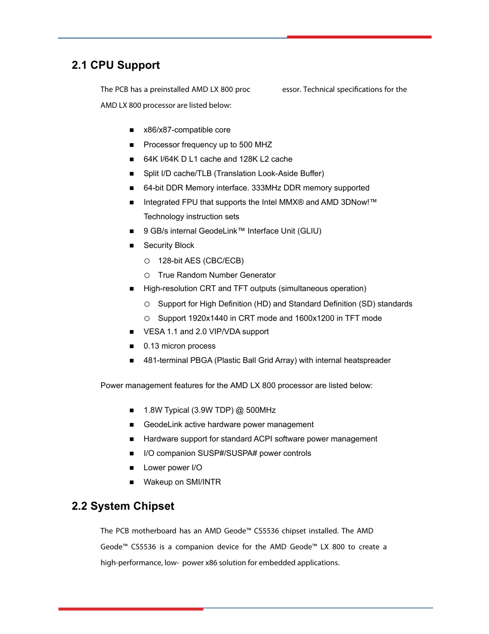 Cpu support, System chipset, 1 cpu support | 2 system chipset | Global Upholstery Co. 2801330 User Manual | Page 10 / 76