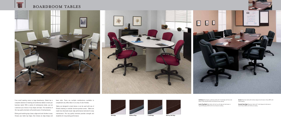 Boardroom tables | Global Upholstery Co. Boardroom Tables User Manual | Page 3 / 4