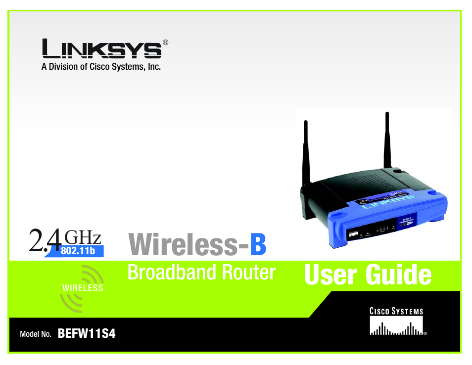 Genius Products U.S.A. BEFW11S4 User Manual | 68 pages