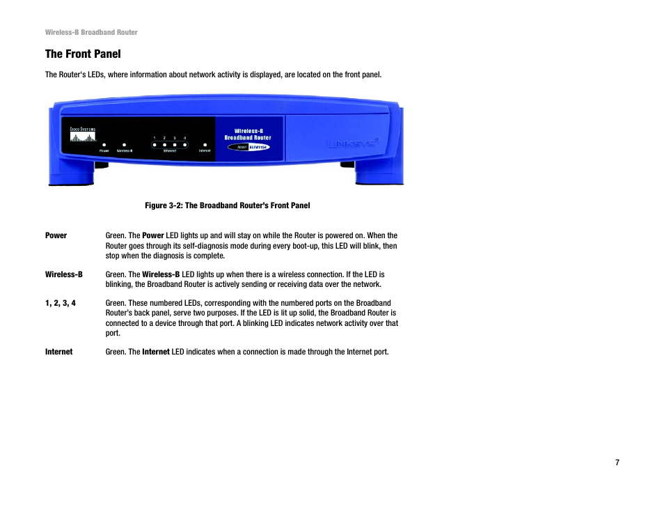 The front panel | Genius Products U.S.A. BEFW11S4 User Manual | Page 13 / 68
