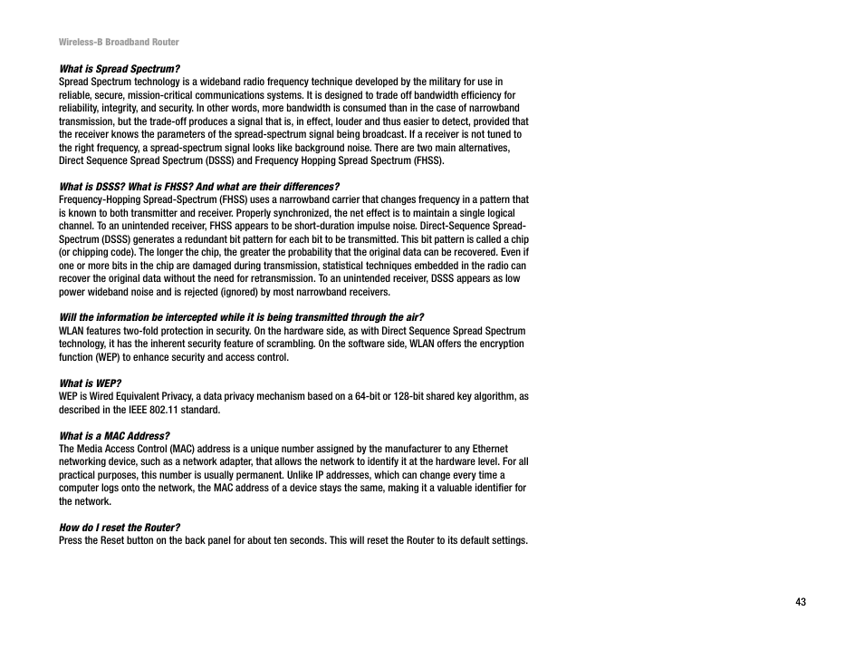 Genius Products U.S.A. BEFW11S4 User Manual | Page 49 / 68