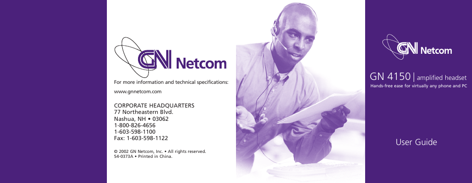 GN Netcom GN 4150 User Manual | 12 pages