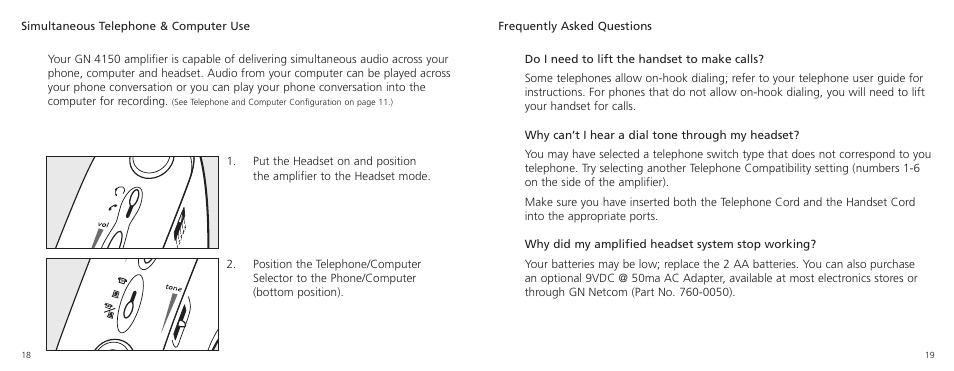 GN Netcom GN 4150 User Manual | Page 10 / 12