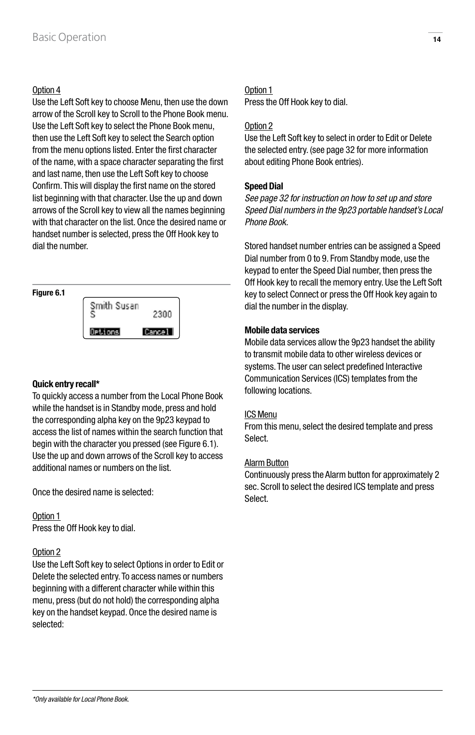 Basic operation | GN Netcom 9p23 User Manual | Page 14 / 36