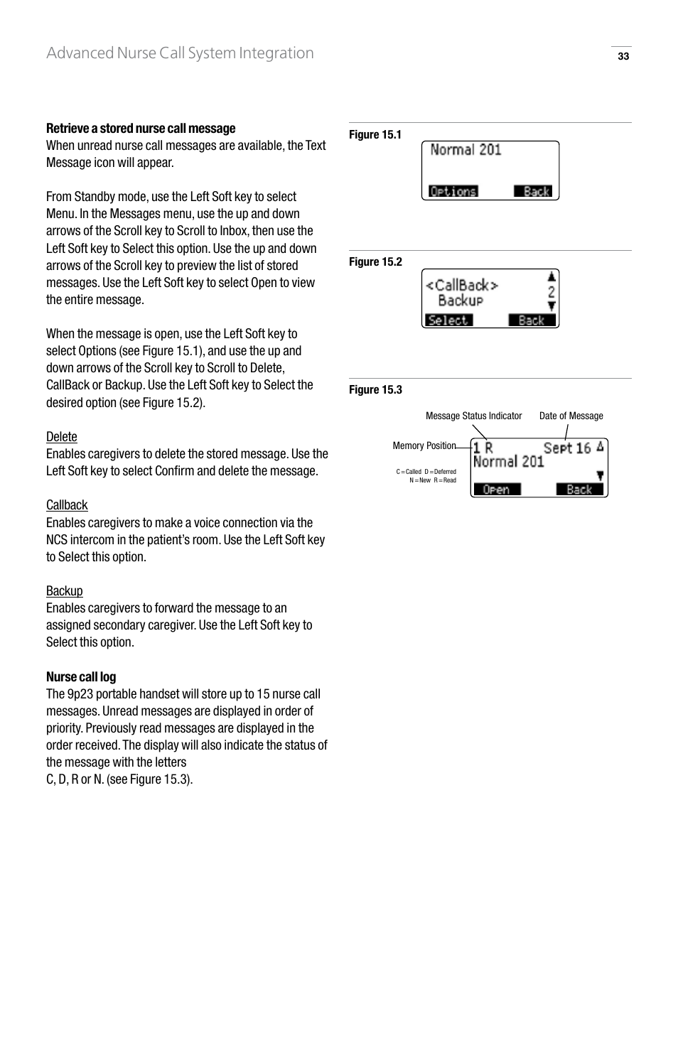 Advanced nurse call system integration | GN Netcom 9p23 User Manual | Page 33 / 36