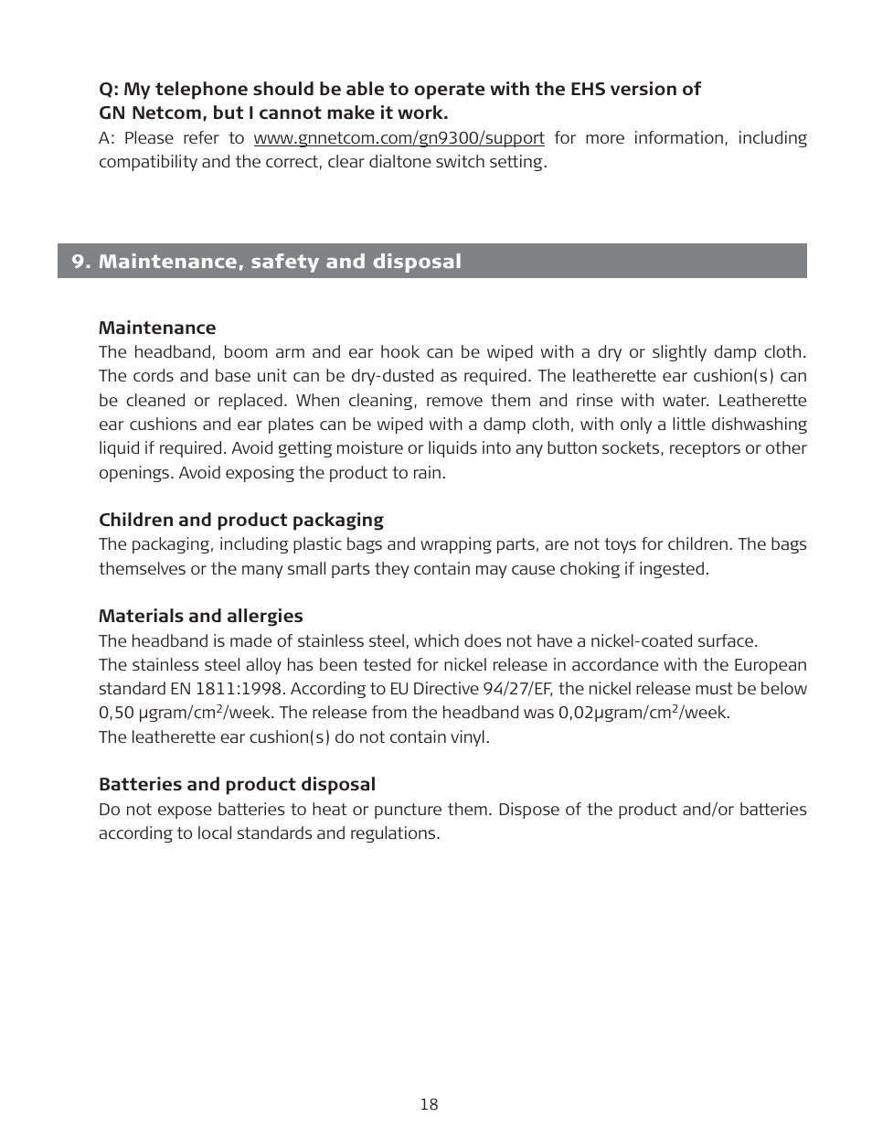 GN Netcom Netcom GN9350 User Manual | Page 19 / 19