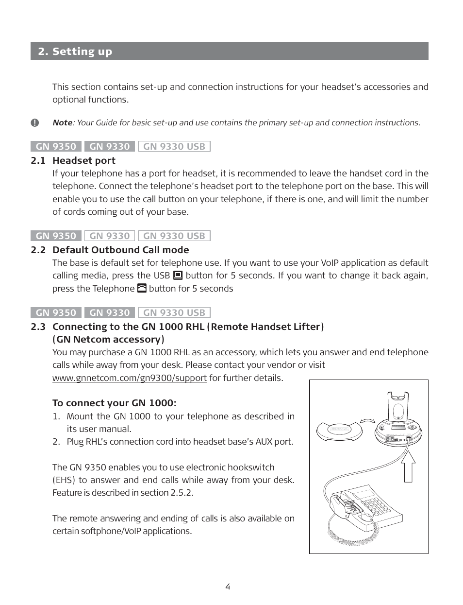 GN Netcom Netcom GN9350 User Manual | Page 5 / 19