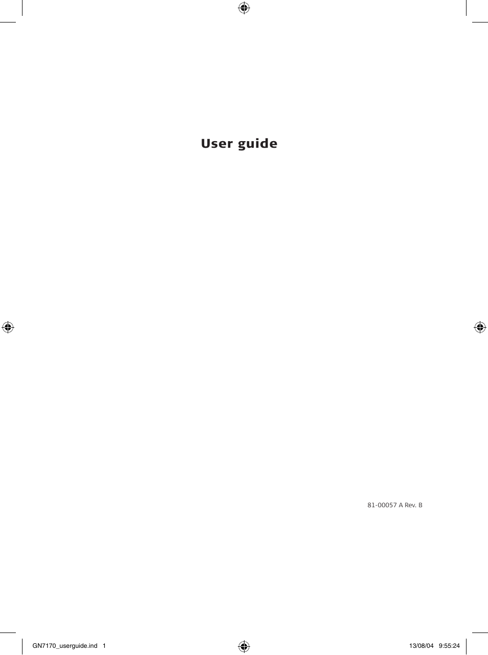 GN Netcom GN7170 User Manual | 18 pages