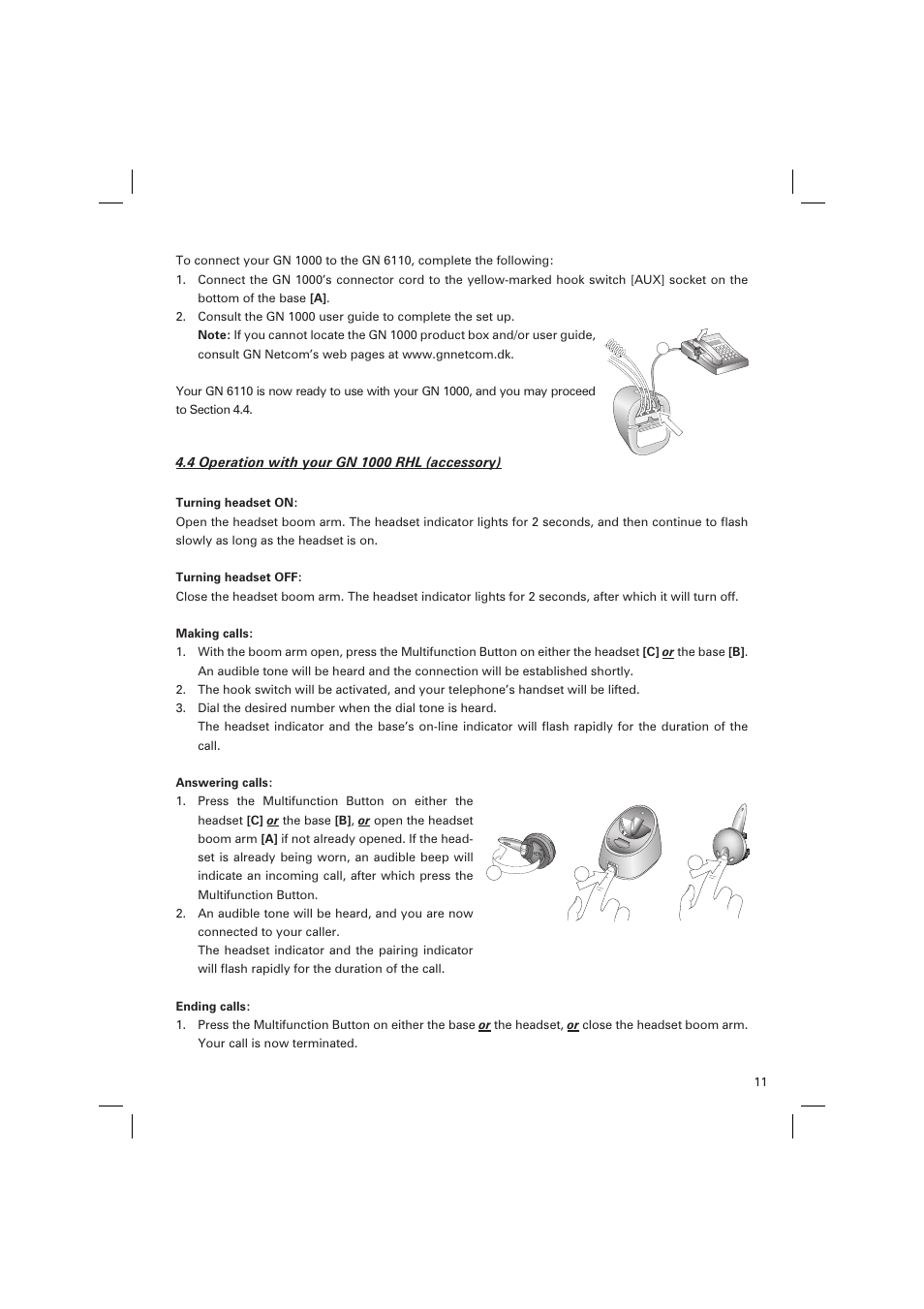 GN Netcom GN 6110 User Manual | Page 10 / 18