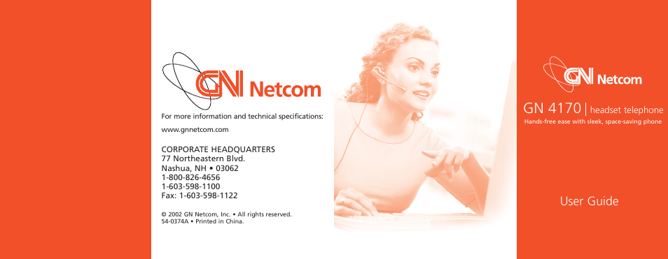 GN Netcom GN 4170 User Manual | 10 pages