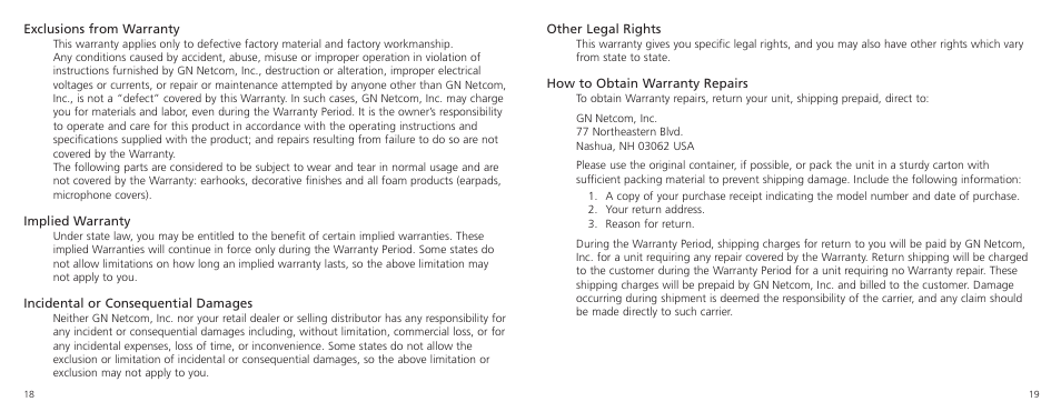 GN Netcom GN 4170 User Manual | Page 10 / 10