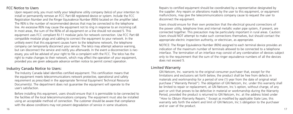 GN Netcom GN 4170 User Manual | Page 9 / 10