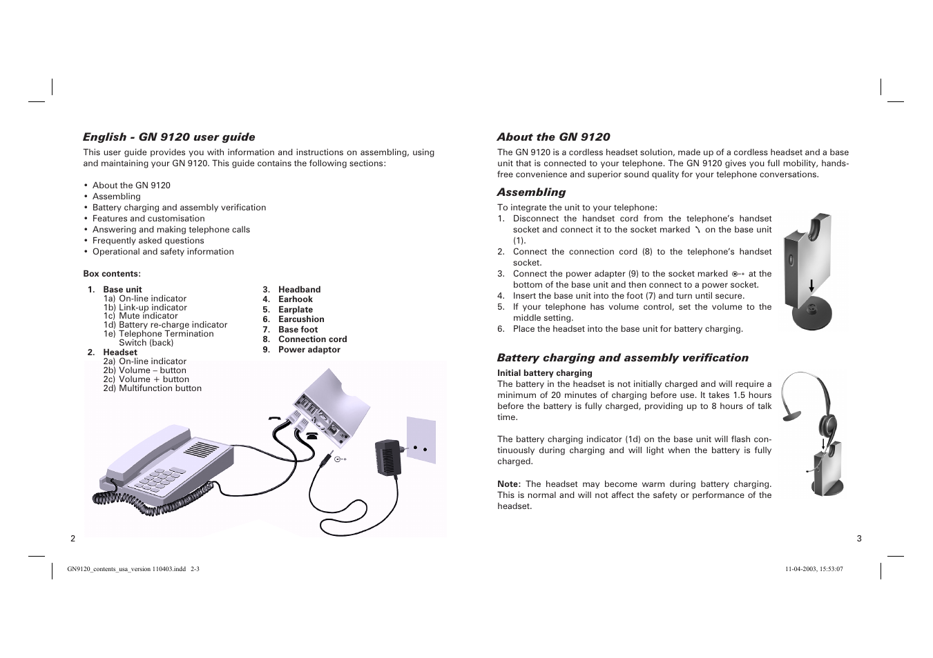 GN Netcom GN 9120 User Manual | Page 4 / 9