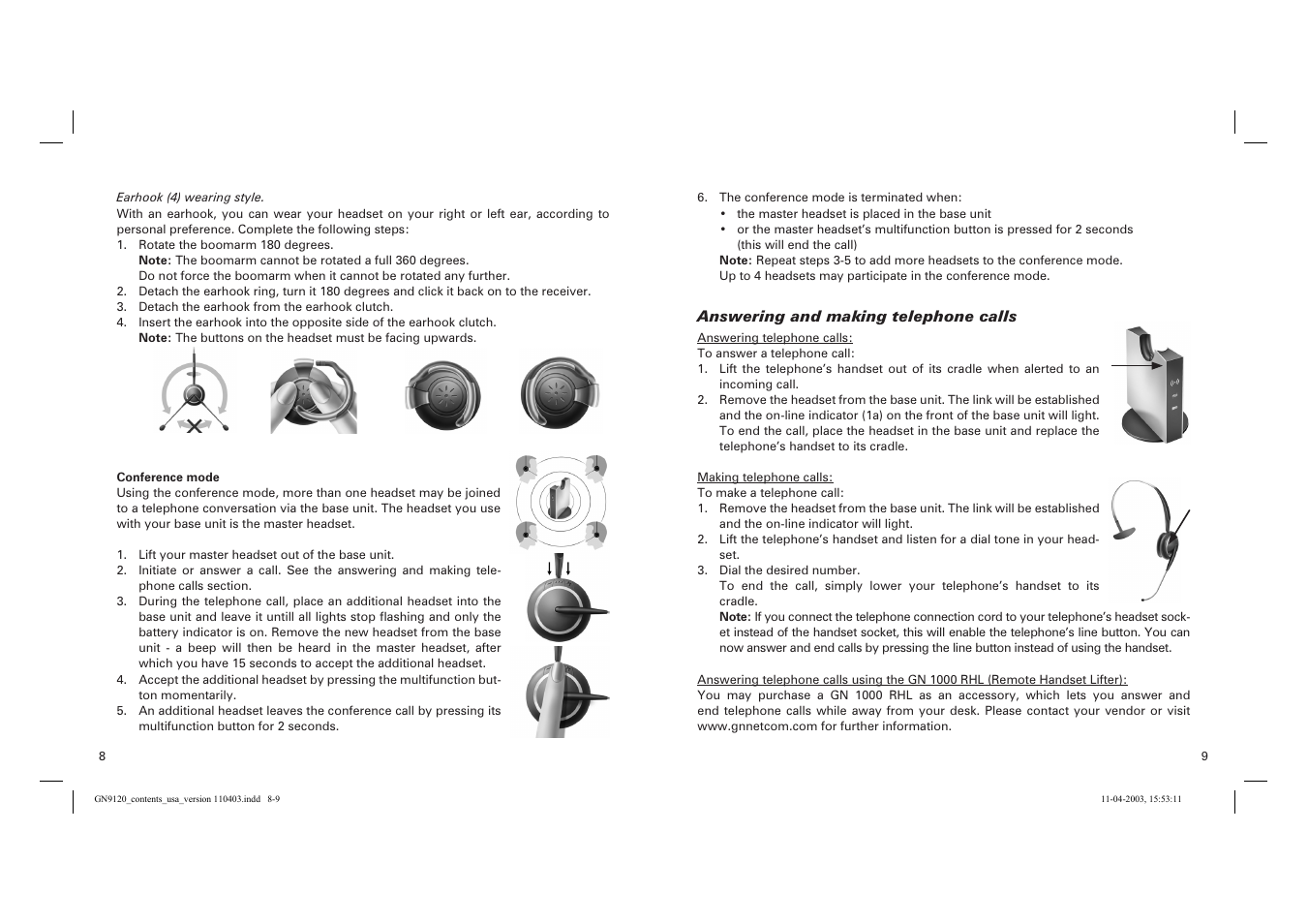 GN Netcom GN 9120 User Manual | Page 7 / 9