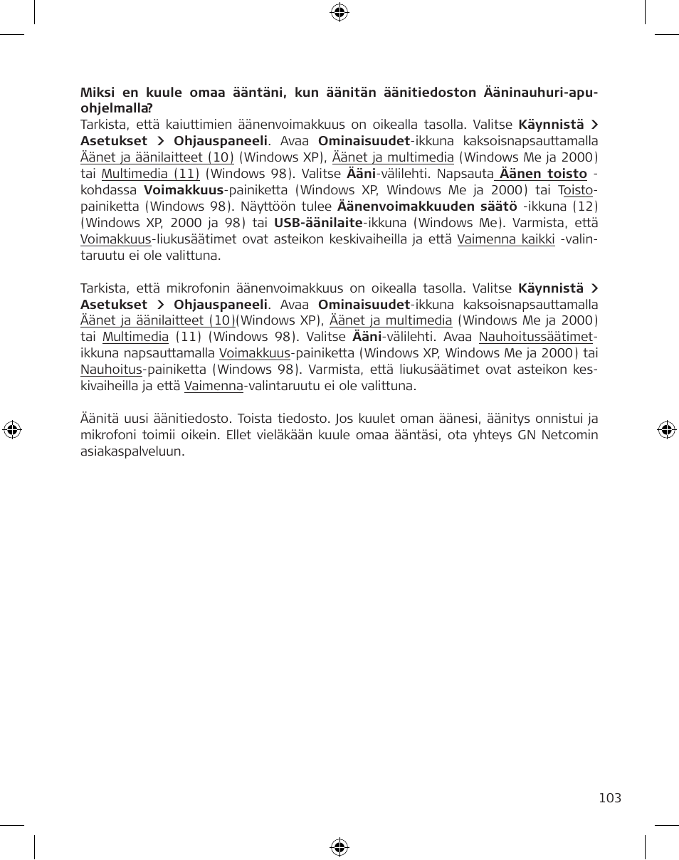 GN Netcom GN 8120 User Manual | Page 103 / 103