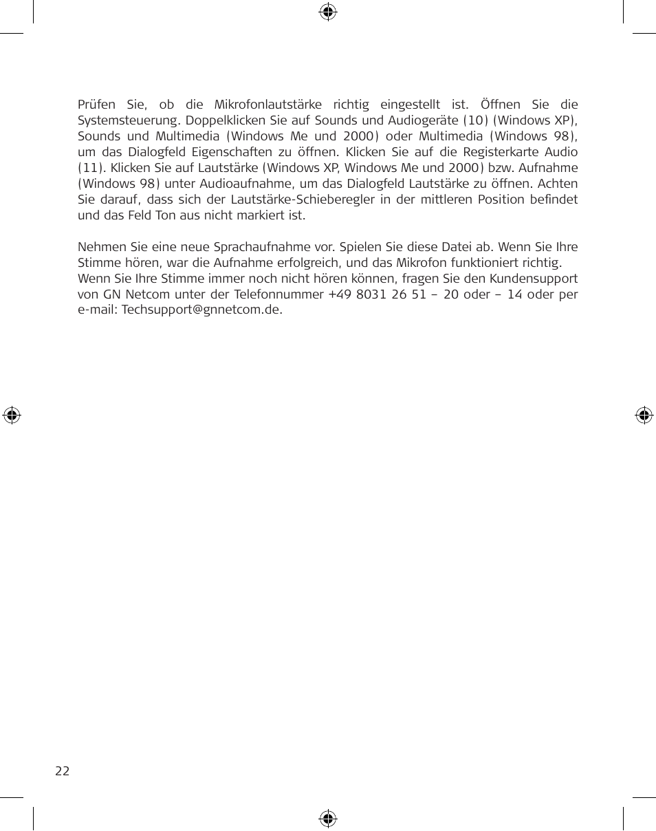 GN Netcom GN 8120 User Manual | Page 22 / 103