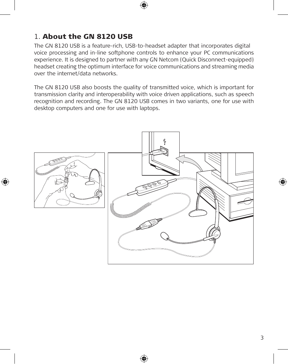 About the gn 8120 usb | GN Netcom GN 8120 User Manual | Page 3 / 103