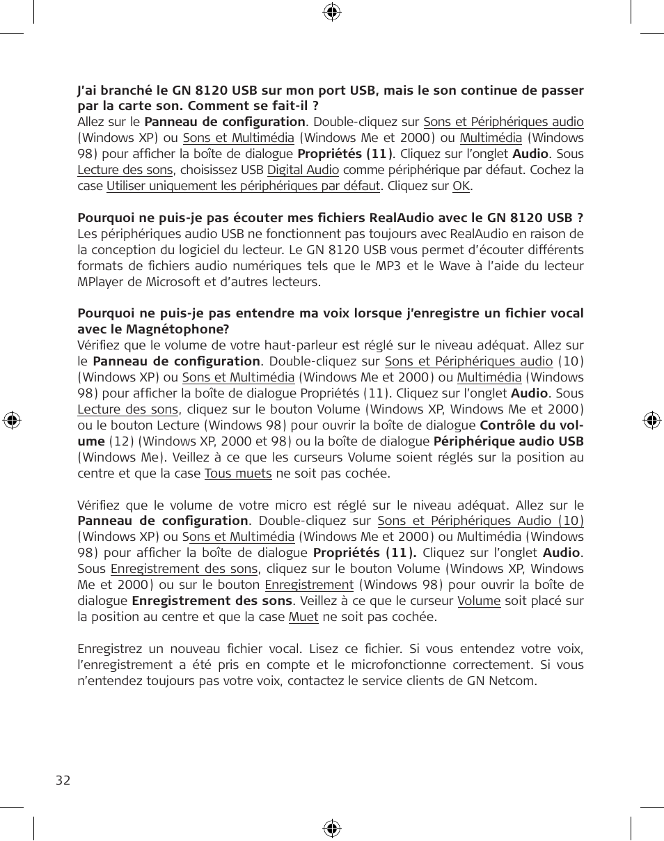 GN Netcom GN 8120 User Manual | Page 32 / 103