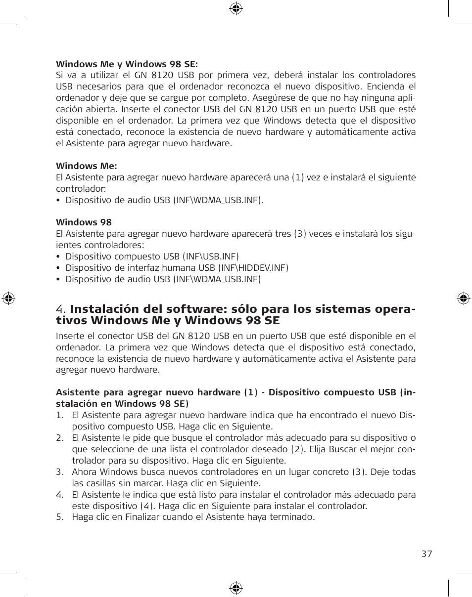 GN Netcom GN 8120 User Manual | Page 37 / 103