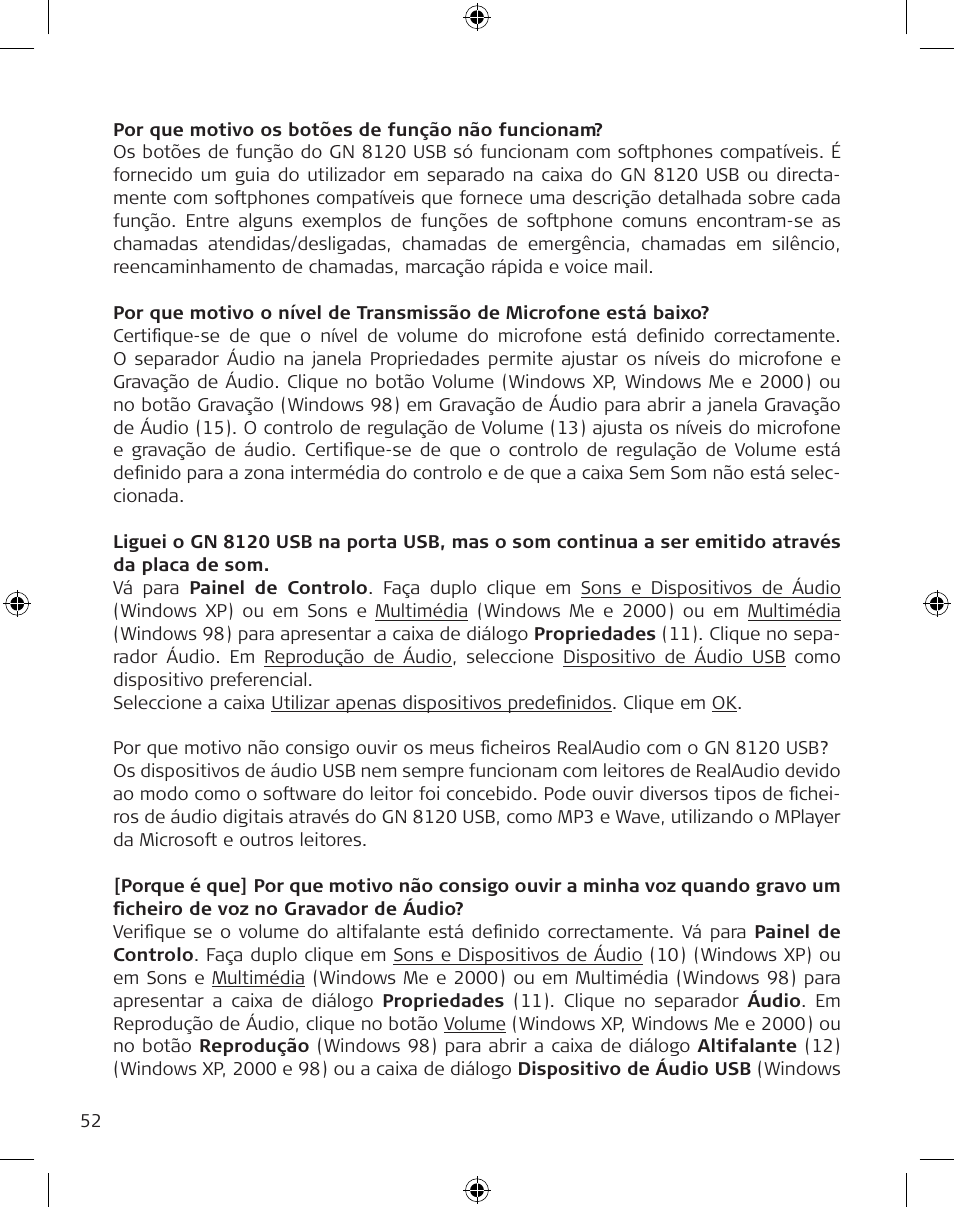 GN Netcom GN 8120 User Manual | Page 52 / 103