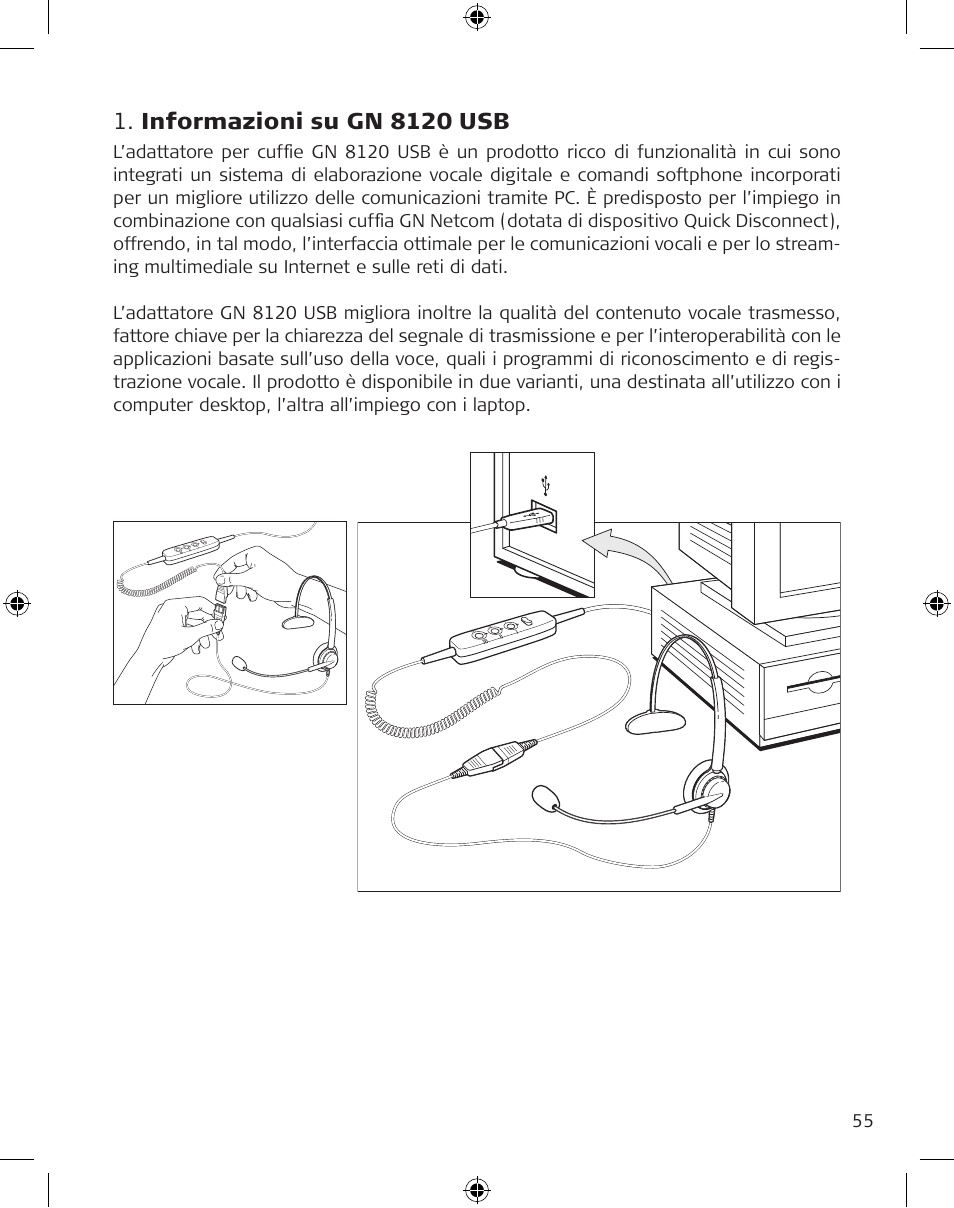 Informazioni su gn 8120 usb | GN Netcom GN 8120 User Manual | Page 55 / 103