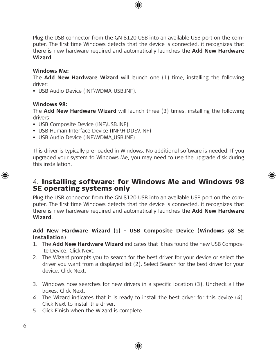 GN Netcom GN 8120 User Manual | Page 6 / 103