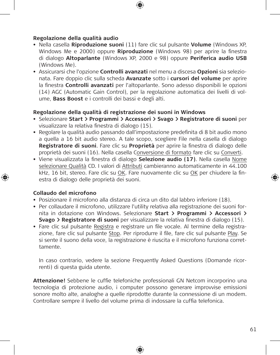 GN Netcom GN 8120 User Manual | Page 61 / 103